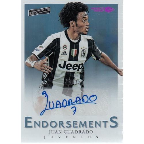 16-17 PANINI AFICIONADO フアン・クアドラード 直筆サインカード