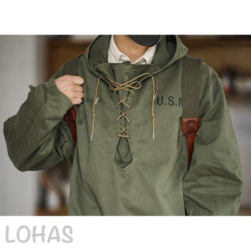 US.NAVY / デッキレインパーカー/袖無し/パーカー/--/--/KHK N-2