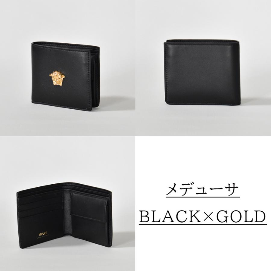 VERSACE / 2つ折り財布/--/ブラック/総柄/メンズ VERSACE