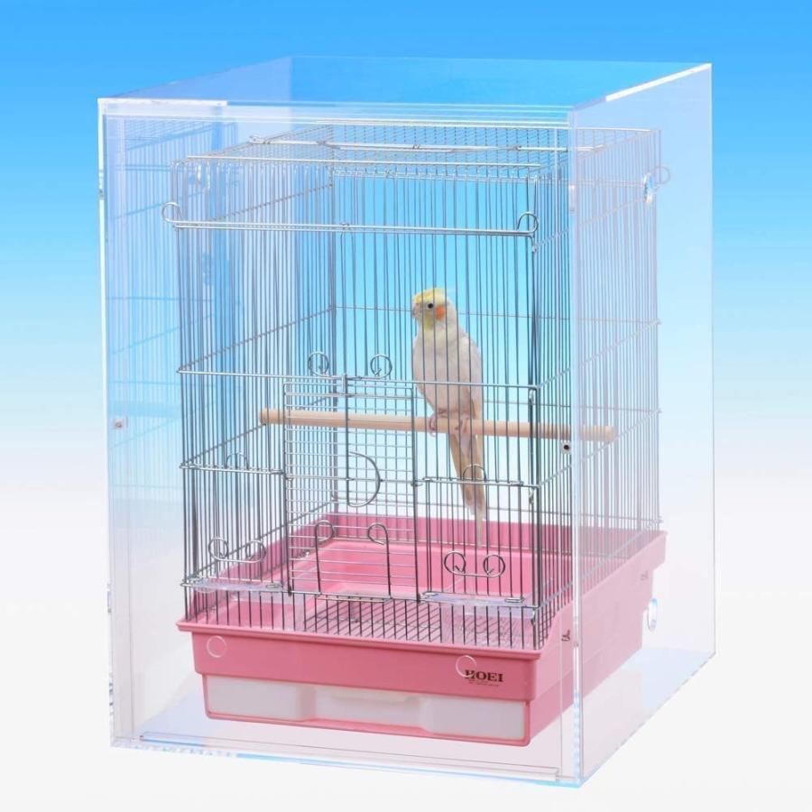 アクリルバードケージ HOEI 43HGM 鳥かご用 アクリルケージ 透明