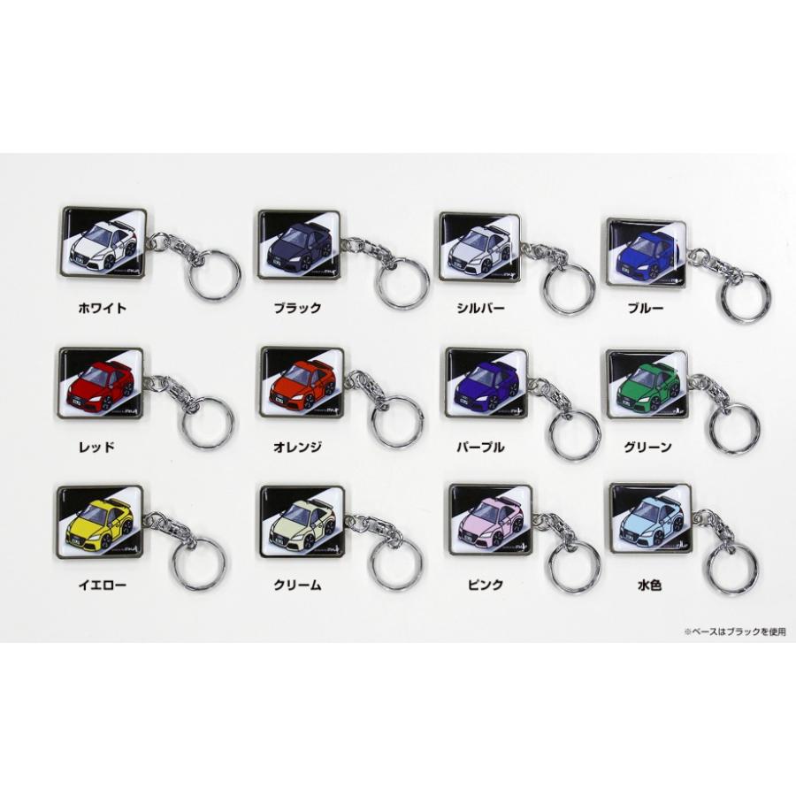 MKJP 車種別かわカッコいい キーホルダー ホンダ S660 トラッドレザー