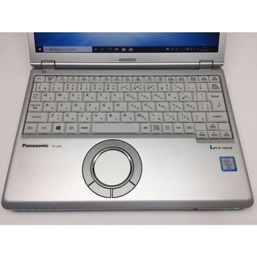 Let's note Panasonic ノートPC CF-SZ6 レッツノート バッテリ残量85