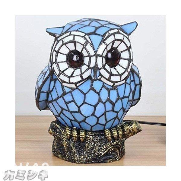 ライフォード社ステンドグラス ふくろうC梟フクロウ /グラスマスターズ