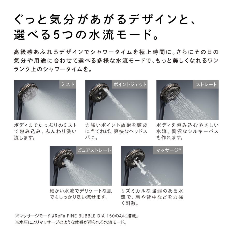 ReFa（リファ） リファファインバブル ダイア150（マットブラック