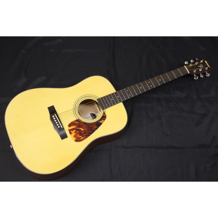 Morris M-12II BLK スプルース トップ単板 ケース&セット付き Morris M