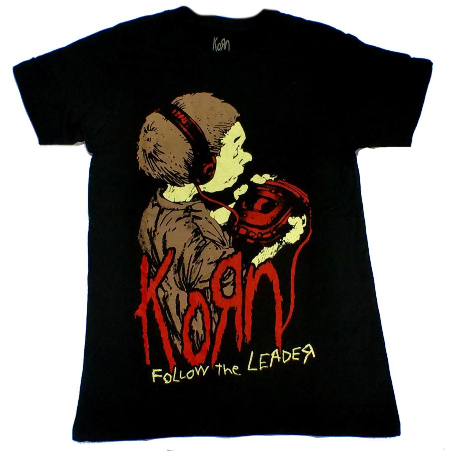 KORN TシャツネイビーXL コーンBIG EYES
