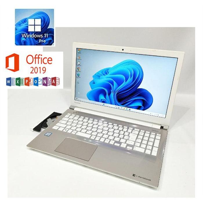 美品 東芝Dynabook T55/BW Core i3-6100U Win11 美品 東芝Dynabook T55