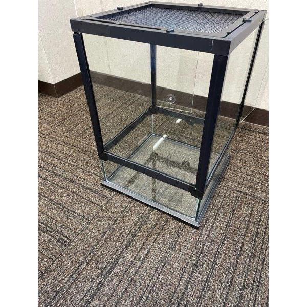 爬虫類 飼育ケース 観音開き 30×30×45cm ガラス 昆虫飼育ケース クモ