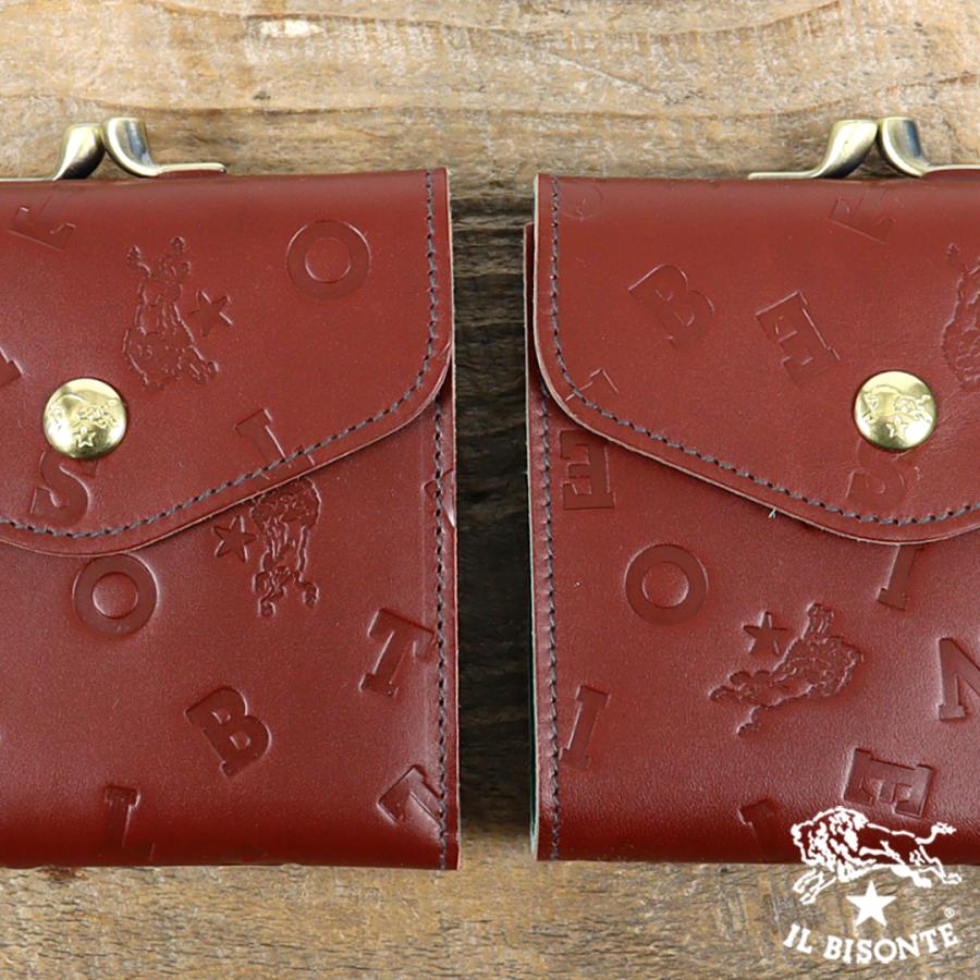 IL BISONTE（イルビゾンテ） 財布 がま口財布 二つ折り財布 日本限定