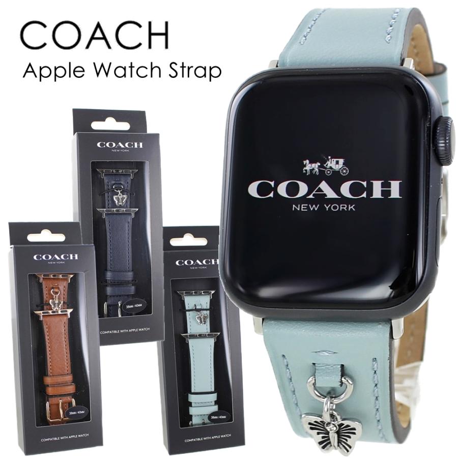 COACH（コーチ） アップルウォッチ ベルト バンド レディース 革 交換