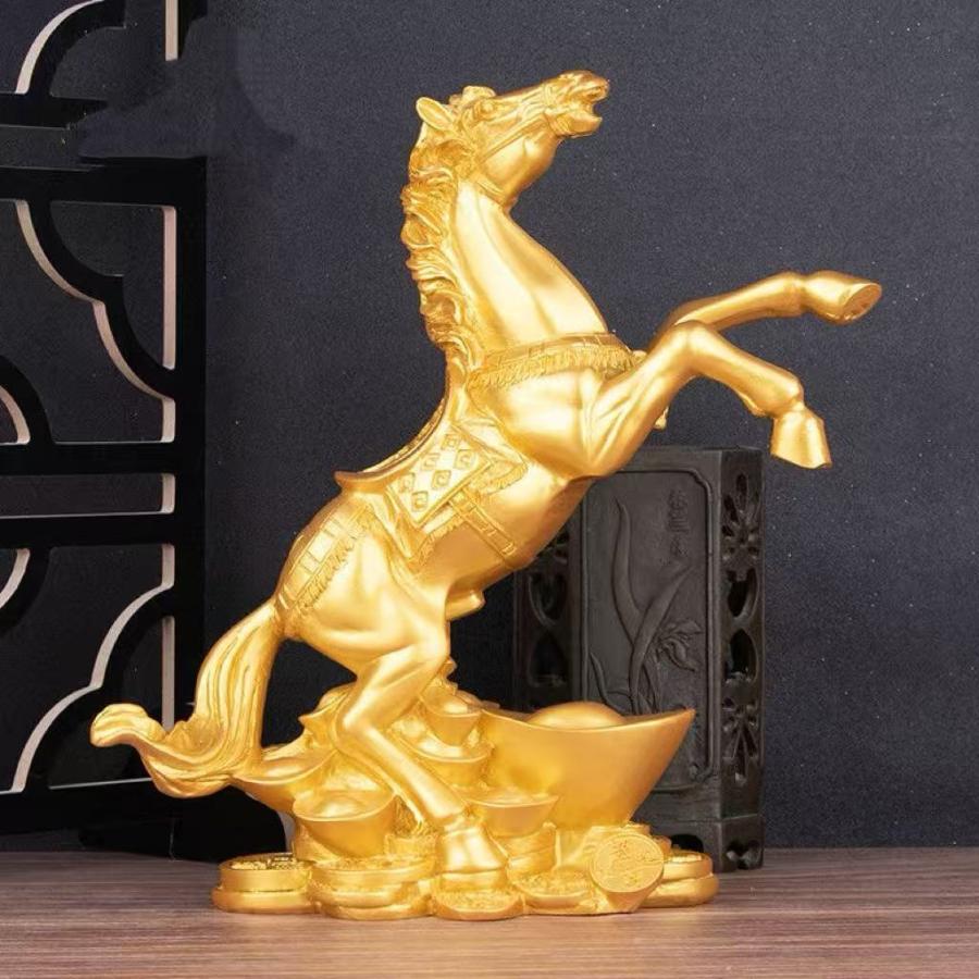 置物 馬 風水 かっこいい 馬の置物 オブジェ 金運 開運 風水グッズ