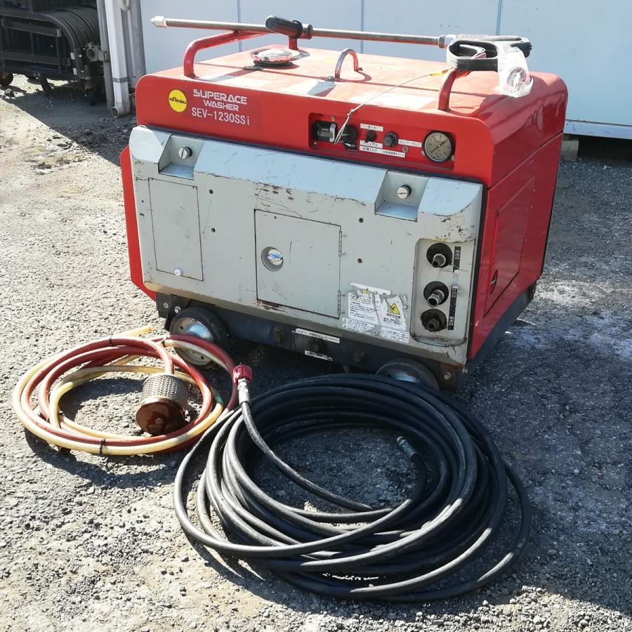 スーパー工業 【動画】超高圧洗浄機 SEV-1230SSi 業務用 冷水 エンジン