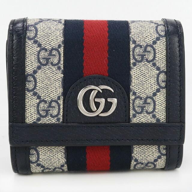 GUCCI（グッチ） 中古 二折財布小銭入付き レディース ブランド オフィ