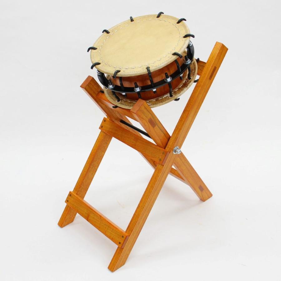 締太鼓用立奏台 (折りたたみ式) 太鼓台・締太鼓用・演奏用・日本製