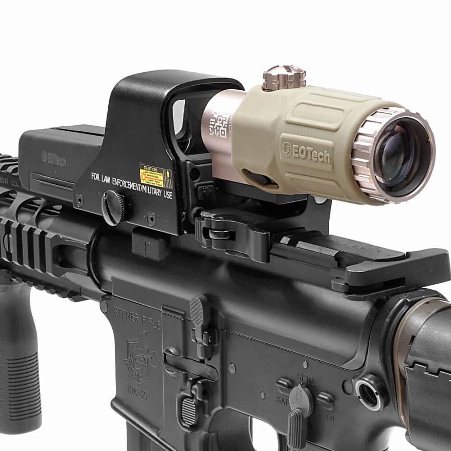 東京マルイM4 ガスブローバック、マガジン3本付き、 ホロサイト