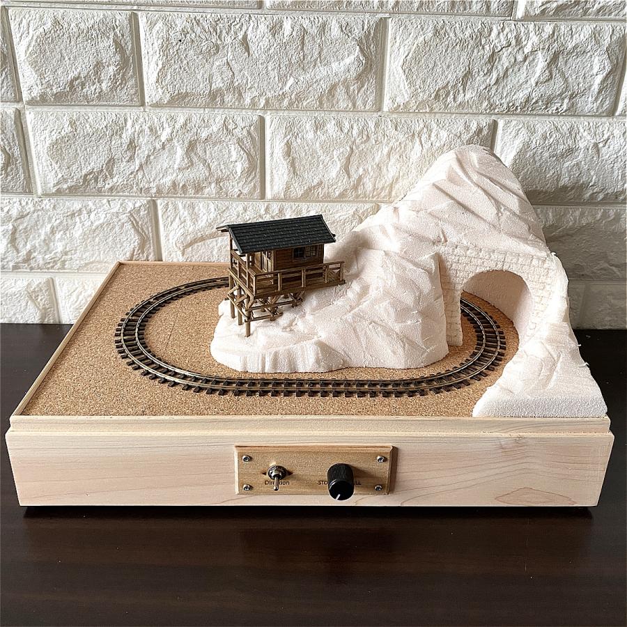 350x250mm】 HOナロー(1/80〜87,9mm,R85) 森林鉄道レイアウトベース