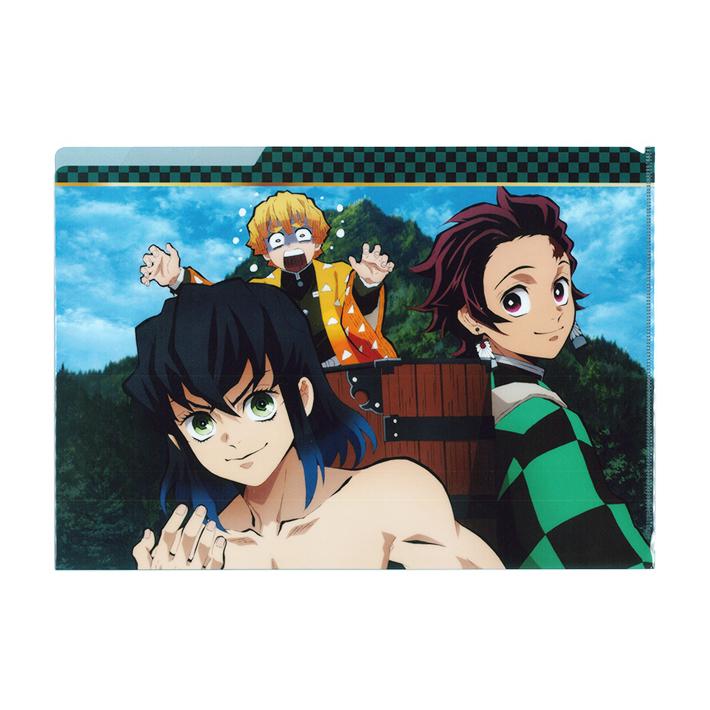 ジャンプ（JUMP） 鬼滅の刃 クリアファイル 3ポケット A4 炭治郎・善逸