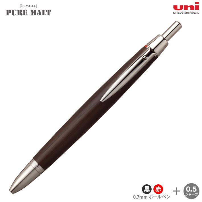三菱鉛筆 uni PIRE MALT＜ピュアモルト＞ ピュアモルト 3機能ペン 2色