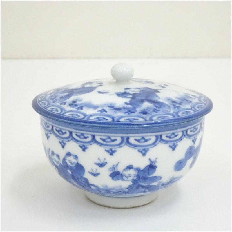 安達焼 定阿弥造 茶碗（共箱） ラ774 茶碗 『信焼』『忠六苑 古谷