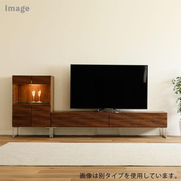 高級感 シギヤマ ローボード、テレビ台 ブラウン 幅140cm Used