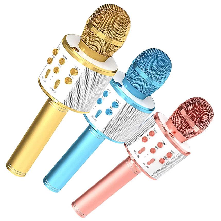 2個セット ワイヤレスマイク Bluetooth カラオケ エコー マイク セット