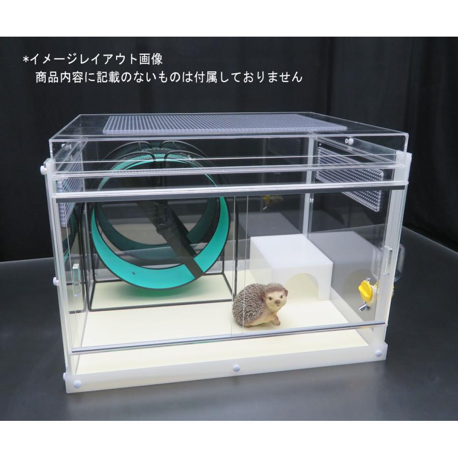アクリルケージ 二階建て 小動物用(ハリネズミやリス等)