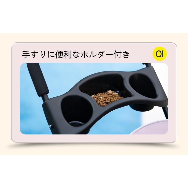 ペットカート 犬用コンパクト 小型犬 中型犬 猫 分離型 多頭 軽量