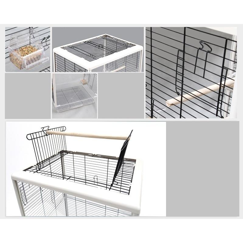 大型鳥かご 鳥かご バードゲージ 鳥小屋 鳥カゴ オウム 透明 観賞 片面