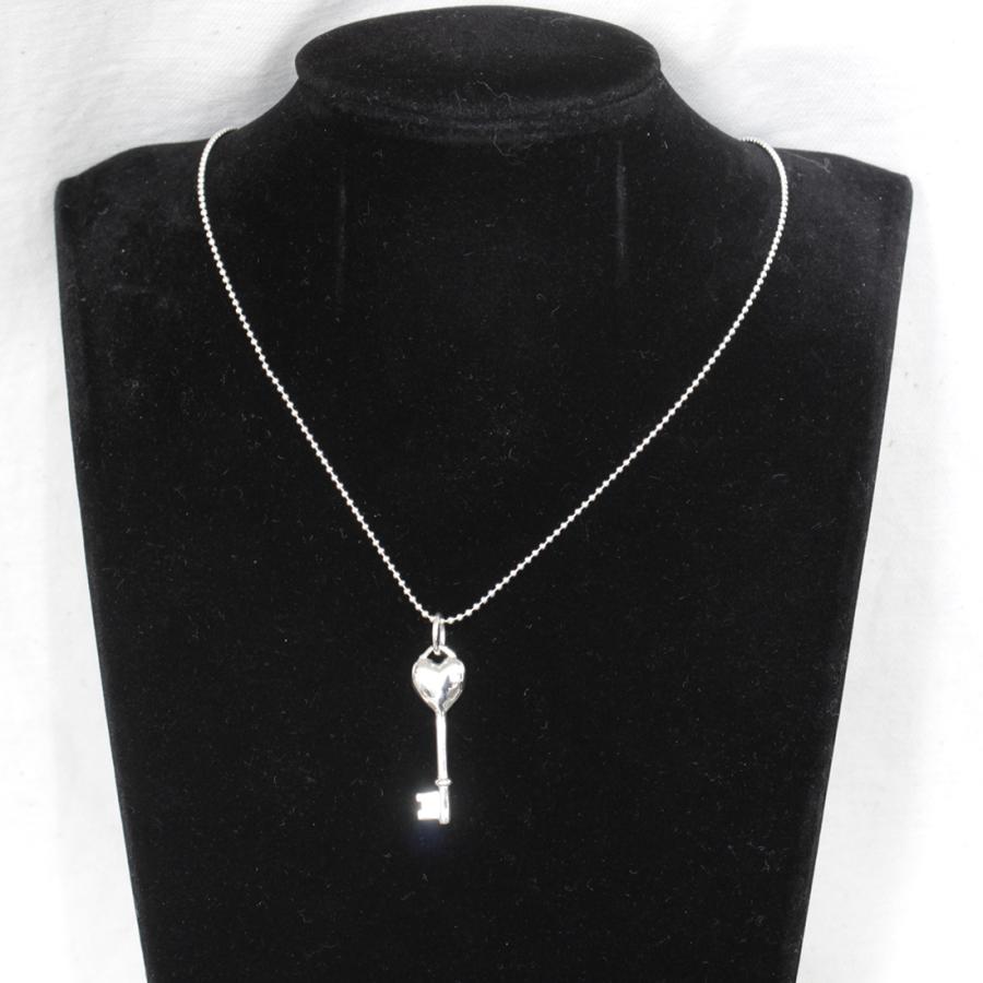 TIFFANY&Co.（ティファニー） キー ダイヤ ネックレス Ag925 シルバー