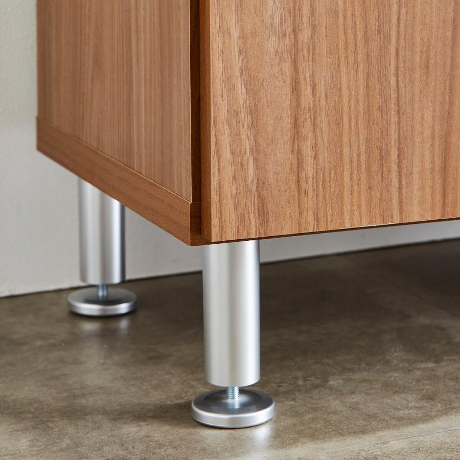 ニトリ（NITORI） シューズボックスリアル板戸中姿見(75 OAK) 下駄箱