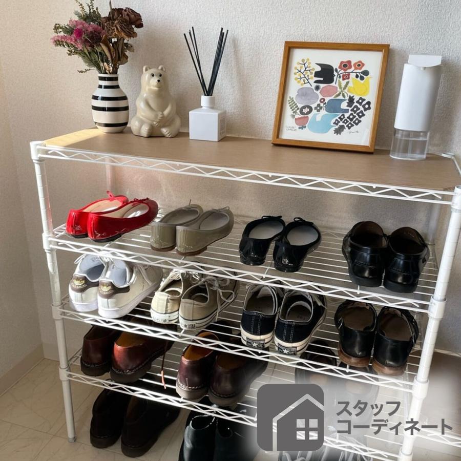 ニトリ（NITORI） スチールラックSTANDARD 2段(DWH) スチールシェルフ