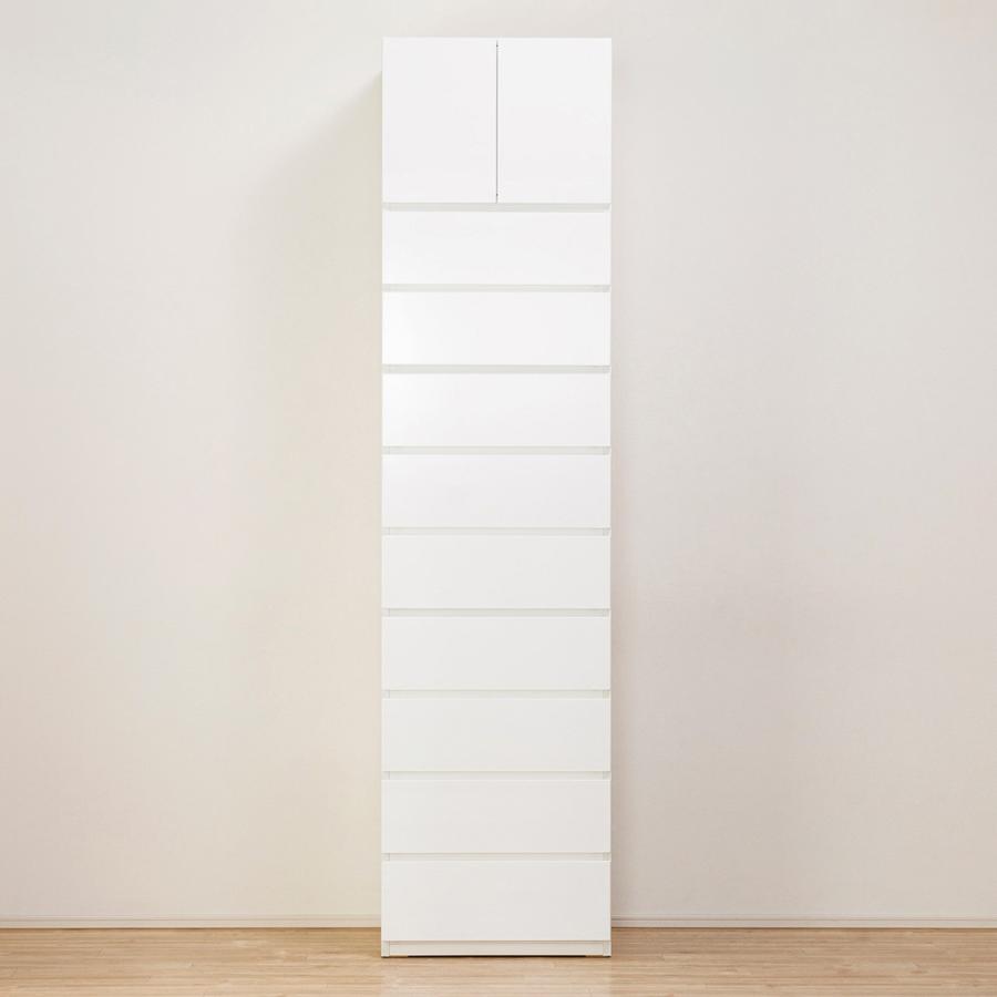 ニトリ（NITORI） タワーチェスト上置セット(ポルテD 60TC WH/ポルテD