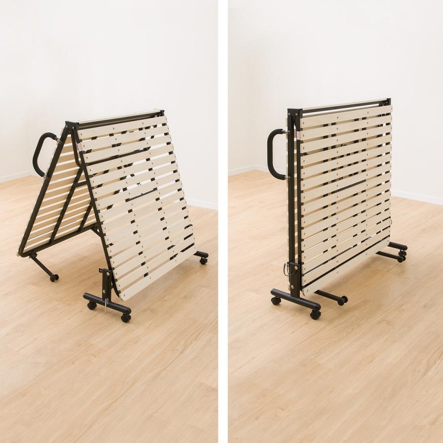 ニトリ（NITORI） ベッド シングル 折りたたみすのこベッド(ハングJY