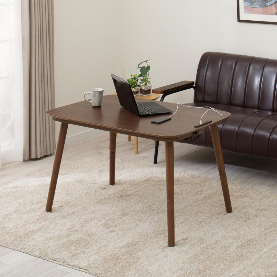 ニトリ（NITORI） USBコンセント付き2Wayこたつテーブル(NV03 105MBR