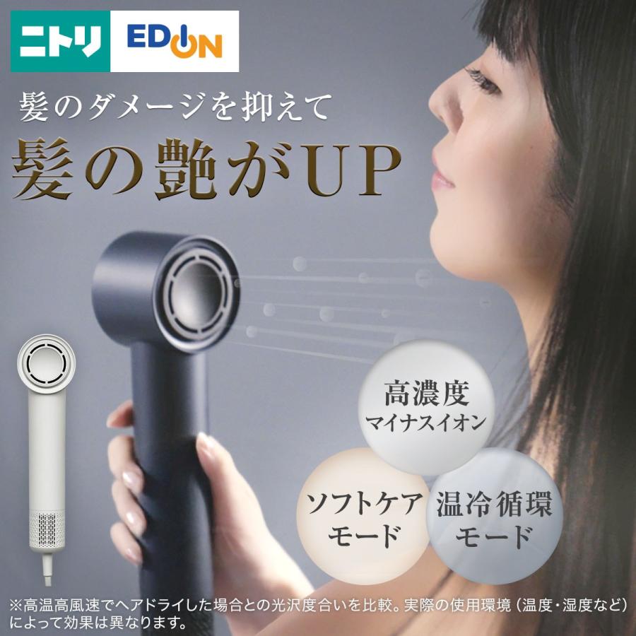 ニトリ（NITORI） マイナスイオンヘアドライヤー (NY281 ホワイト