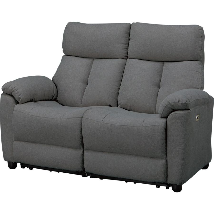 ニトリ（NITORI） 布張り2人掛けテーブル付き電動リクライニングソファ