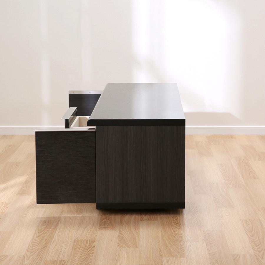 ニトリ（NITORI） 幅150 光沢のある木目模様が美しいローボード