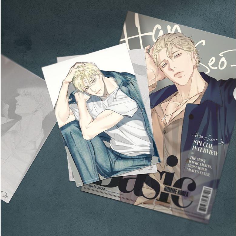 韓国 コミック グッズ『Backlight：バックライト ハン・ソイン 画報