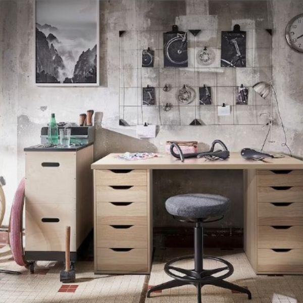 IKEA イケア ALEX アレクス：引き出しユニット36x70 cm : ニックス