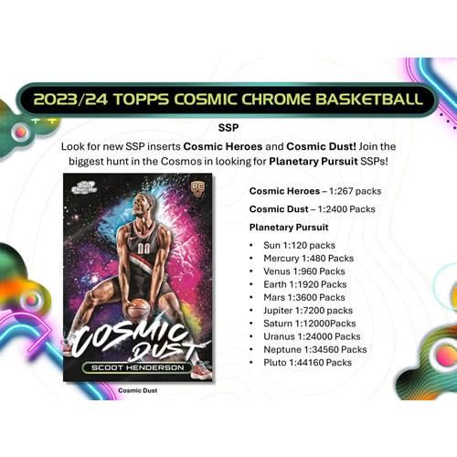 2023-24 TOPPS COSMIC CHROME 未開封 ボックス BOX ミントモール