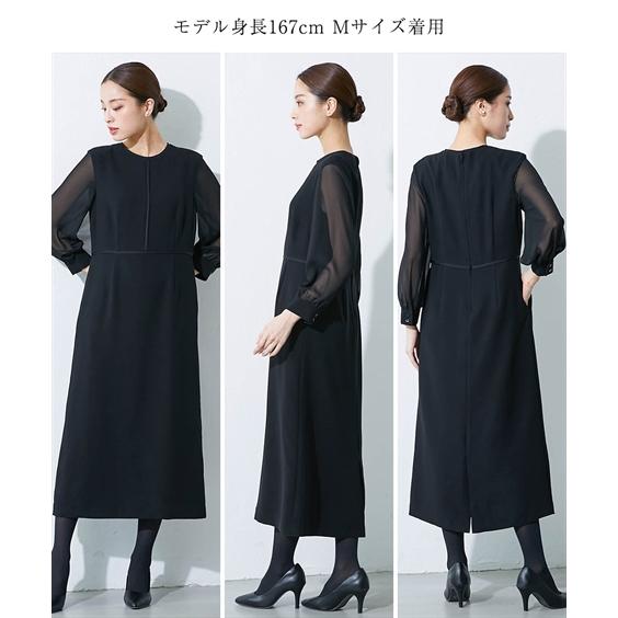 Callarus 喪服 レディース 礼服 ブラックフォーマル ワンピース