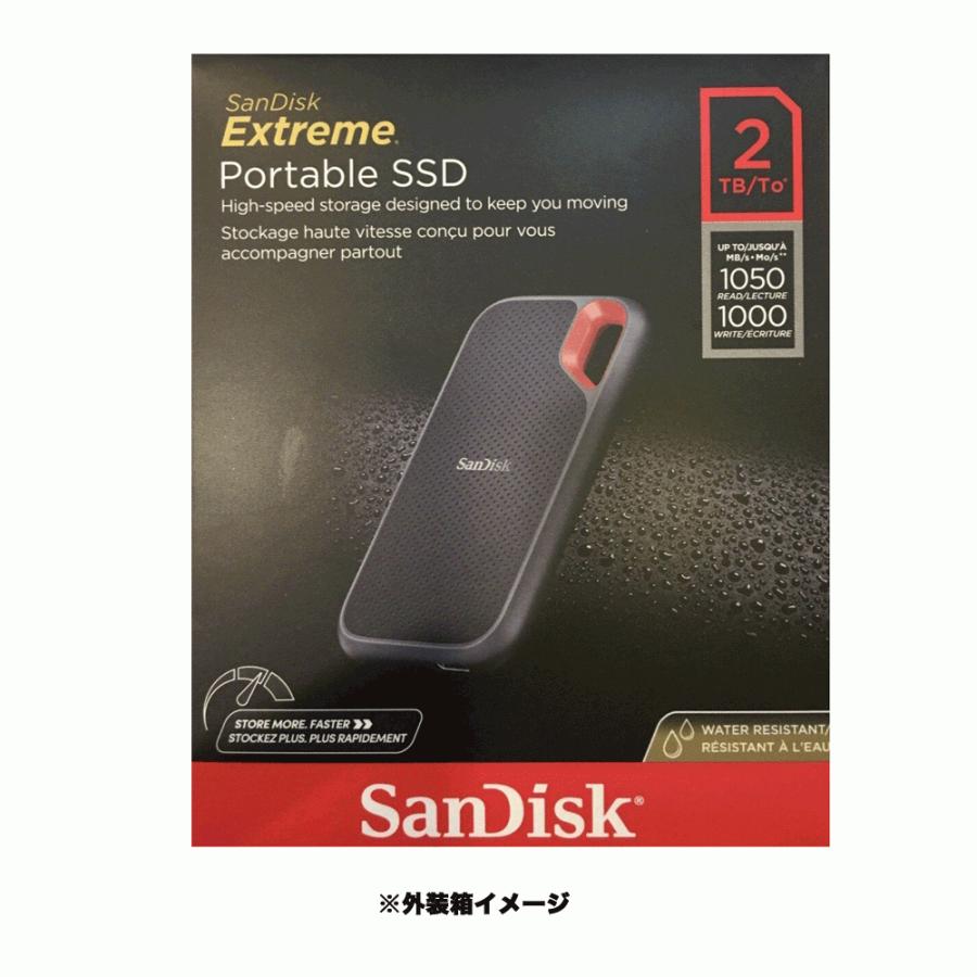 SanDisk（サンディスク） SanDisk SSD 外付け 2TB USB3.2Gen2 読出最大
