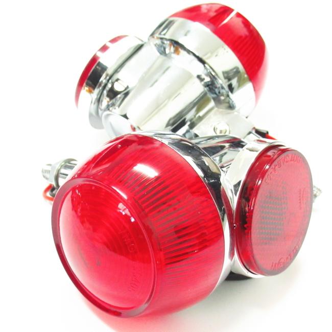 GT380 ウインカー 純正 タイプ 2個セット オレンジ レッド 反射板