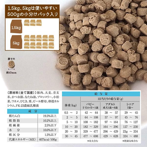 Smiley Smiley（スマイリー） ポークdeli 5kg 無添加 ドッグフード 全