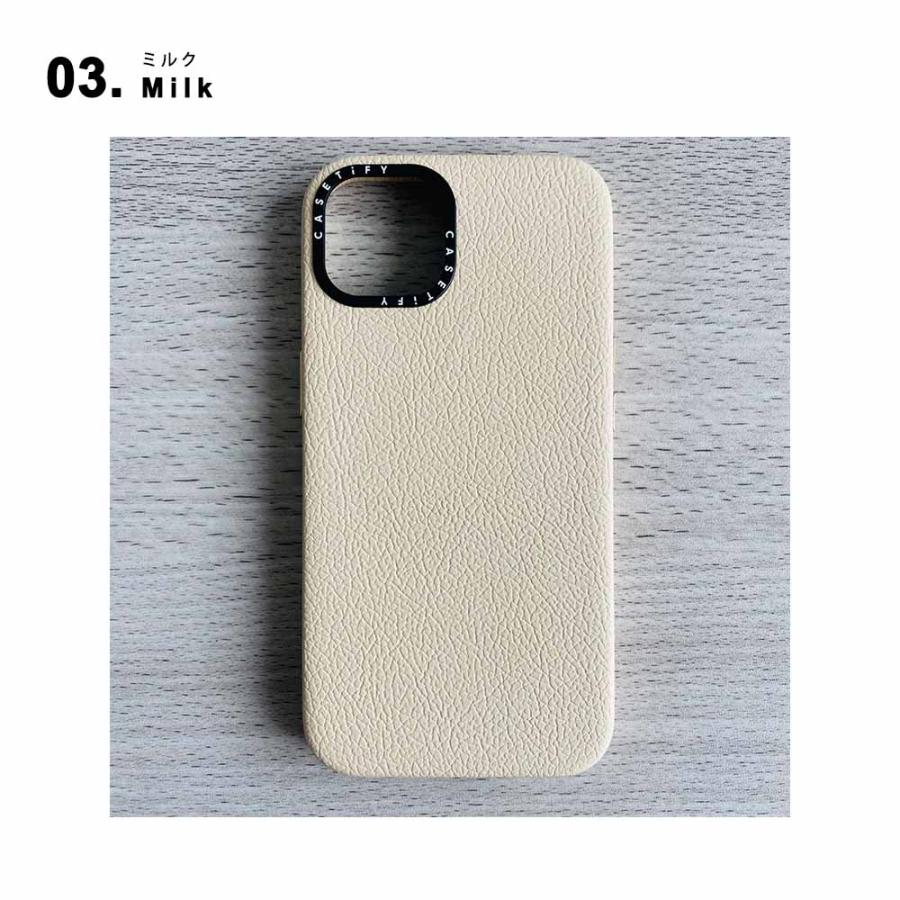 CASETiFY ケースティファイ レザー ケース 全4色 マグセーフ MagSafe