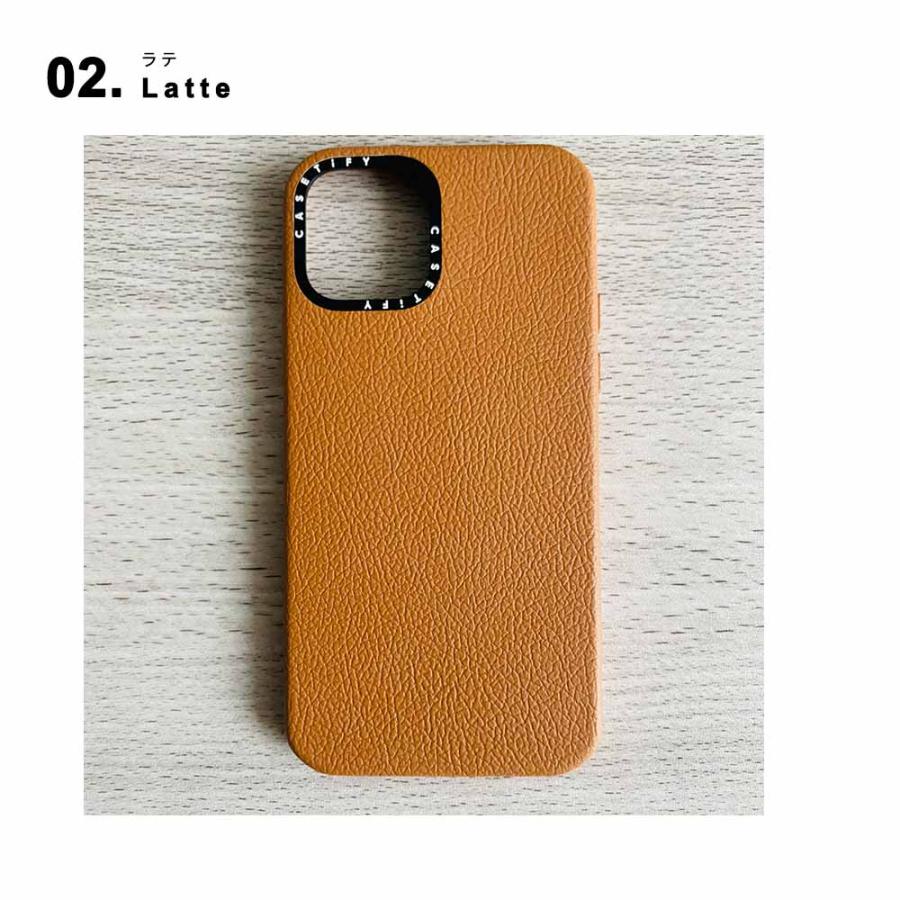 CASETiFY ケースティファイ レザー ケース 全4色 マグセーフ MagSafe