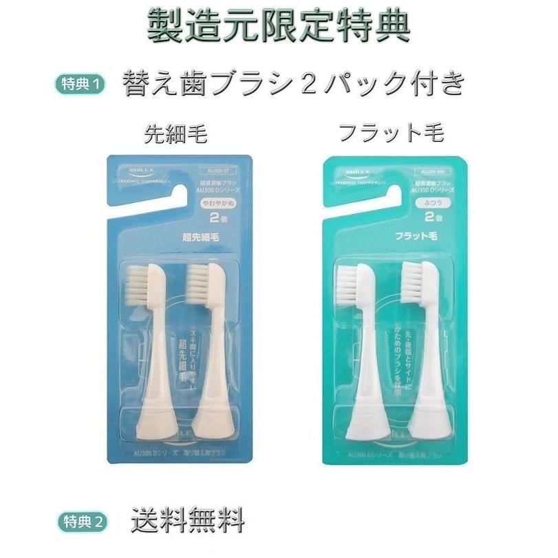 朝日医理科 超音波歯ブラシ スマイルエックス AU-300D 製造元限定特典