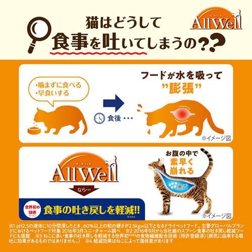 オールウェル(AllWell) キャットフード 室内猫用 フィッシュ味 ( 1.6kg