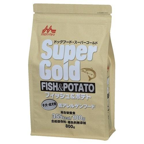 スーパーゴールド フィッシュ＆ポテト 子犬・成犬用 ( 800g