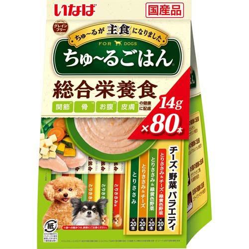 いなば ちゅ〜るごはん チーズ・野菜バラエティ ( 14g*80本入 )/ ちゅ
